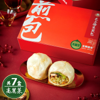 士林夜市大上海生煎包 經典高麗菜包 (8顆裝/盒)x7盒