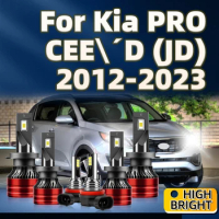 2/4/6PCs 50000LM Led H7 Headlight Car Fog Light H8 6000K For Kia PRO CEE D JD 2012 2013 2014 2015 2016 2017 2018 2019 2020-2023