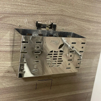 Kitchen Nhà Bếp Ống đựng đũa inox 304 loại 3 ngăn ĐV-7 DHome Tấm đúc vuông hình trái táo, chuẩn inox