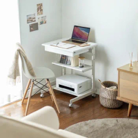 Mobile Desk Storage, Desktop Shelf, Computer Desk Stand, Laptop Stand, Desktop Stand, Mobile Portable Printer Shelf, Simple