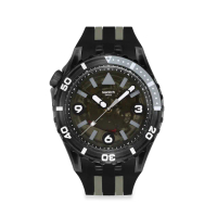 【SWATCH】SCUBAQUA系列手錶 BLACK SEA NETTLE 男錶 女錶 手錶 瑞士錶 錶(51.5mm)