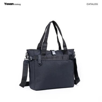 I Yosan Totebag Army I Slingbag Pria l Ransel Backpack I Totebag Anti Air I Tas Selempang Black