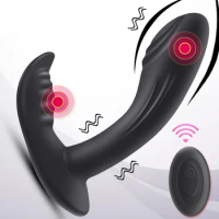 Silicone Anal Butt Plug Vibrator Wireless Remote Control Anus Masturbation Sex Toys For Women Men Gay Adult Products Games 4