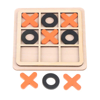 XO - เกมกระดานไม้ ของเล่นปฏิสัมพันธ์ระหว่างพ่อแม่และลูก ปริศนา ของเล่น