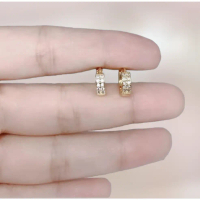 harga promosi  anting anak anak lingkaran 8 mm berlapis emas 18k  asli produk impor berkhualitas Cos