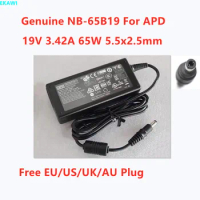 Genuine APD NB-65B19 19V 3.42A 65W NB-65B19 -CAA PA-1650-66 AC Adapter For Power Supply Charger