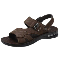 Camel Active Luxury Classics Summer Shoes Men Sandals Fashion Male Sandalias Beach Shoes Breathable Leather Sandals Flats 5681