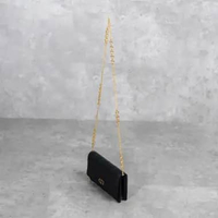 Tas CHRISTIAN DIOR CARO BLACK CANNAGE CALFSKIN CHAIN SHOULDER BAG 100% ORIGINAL 19X3X11CM