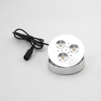 10PCS 3X3W Under Cabinet Lamps LED Downlights Puck Spot Light for Kitchen Closet Furniture Lighting 12V LED Lamp