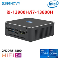 13th Gen S600 Mini PC Gamer Intel i9 13900H i7 13800H Windows 11 2*DDR5 2*NVMe 2*2.5G LAN 8K NUC Gaming PC Computer WiFi