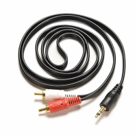 Dây cáp âm thanh 3 li 3.5 ra 2 đầu RCA (bông sen) dài 1.5m , Dây Cáp tín hiệu AV