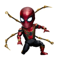 In Stock 100% Original Beast Kingdom IRON SPIDER EAA-060DX SPIDER-MAN Movie Character Model Art Collection Toy Gift