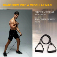 120cm Yoga Pull Rope Resistance Bands Fitness Gum Elastic Expander Bands Rubber Cords Fitness U4K2