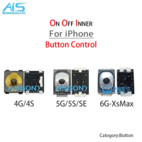 50Pcs/Lot Power On Off Inner Button Control For iPhone 4S 5 5S 5C SE 6 6S 6P 7 8 Plus X XS MAX Volume Switch Replacement Parts