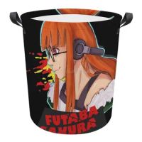 Futaba Dirty Laundry Basket Folding Clothing Storage Bucket Home Waterproof Organizer With Handles Futaba Futaba Sakura Persona5