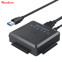 USB 3.0 USB3.0 to SATA IDE Hard Disk Adapter Converter Cable for 3.5 2.5 inch HDD/SSD DVD CD-RW 3 in 1 USB3.0 IDE SATA Adapter