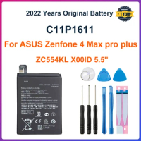 ASUS C11P1612 Original Battery For ASUS Zenfone 4 Max pro plus ZC554KL X00ID 5.5" 5000mAh High Capacity +Tools