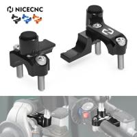 NICECNC Brembo Front Brake Clutch Master Cylinder Protector Clamps For GasGas EX EXF 250 300 MC MCF 125 250 350 450 2021-2024