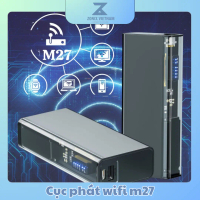 Bộ phát wifi M27, Phát Wifi Kèm Sạc Dự Phòng Dung Tích Lớn 8000mAh Không Dây, 4G Cầm Tay Kết Nối Nhi
