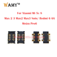 2-5Pcs Inner Battery FPC Connector Clip Holder Plug For Xiaomi Mi 5c 8 Max 2 3 Max2 Max3 Note/ Redmi 6 6A/ Meizu Pro6
