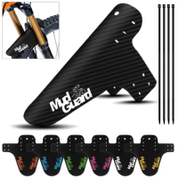 Colorful Fat Tire Bike Fenders MTB Road Front Rear Mudguard Mountain Bike Fender Carbon Fiber Cycling Fixing Accessories