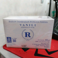Vanili R Perisa Vanili Bubuk 2 Gram Isi 100 Pcs