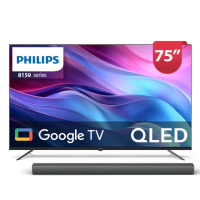 【Philips 飛利浦】75型4K QLED Google TV 智慧顯示器(75PQT8159)