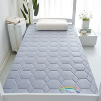 加厚床墊尺寸70x170家用床褥0.9米80x180x60x160x110x190x140大豆款-抗菌床墊-菱形灰（舒適款）60*160cm