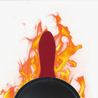 Non-Slip Silicone Hot Handle Holder Potholder Cast Iron Skillet Grip Sleeve Cover Pots Pans Handle Parts Kitchen Tools