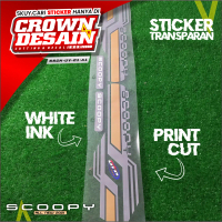 Striping UV Scoopy NEW Terbaru Variasi Transparan - Stiker Striping Scoopy New 2022 2023 Custom Desa