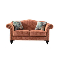 American fabric couch living room sofa set modern eucalyptus wood frame 3-seater sofa