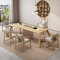家具 新中式實木泡茶桌椅組合茶藝茶道泡茶臺禪意茶桌茶室家具