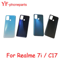 AAAA Quality For OPPO Realme 7i / C7 Back Battery Cover Rear Panel Door Housing Case Repair Parts