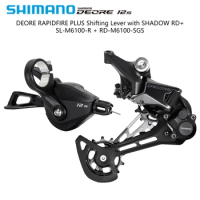 SHIMANO M6100 Derailleurs Kit for MTB Bike 1X12 Speed 12s 12v SL-M6100 Shifter Lever RD-M6100-SGS Rear Derailleur Suit Bike Part