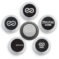4PCS/lot 65MM Car Wheel Center Hub Caps for ENKEI Emblem Logo chrome / black Auto Styling Rim Hub Cap