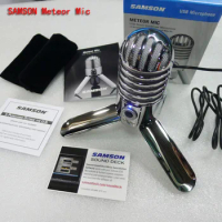 Hot USB Studio Condenser Microphone SAMSON Meteor Mic USB Condenser Studio Microphone Cardioid For Computer Notebook Network