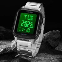 Terlaris Jam Tangan Pria Tokdis 2575 Rantai Digital Original water resist 3 ATM