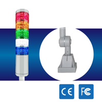 【日機】LED警示燈 NLA50DC-5B1D(RYGWB) 晶鑽型/三色燈/三層燈 報警/警示燈 適用機械 自動化設備