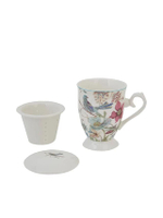 แก้วมัคที่กรองชาฝา Dreamy Bird รุ่น R2110TD230 สีFloral