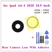 1Pcs Back Rear Camera Glass Lens With Adhesive No Frame Cover Ring for Ipad Air 4 10.9 Inch 4th Gen 2020 Replacement Parts