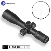 Discovery Hunting Scope 4-16X40SF FFP One Hand Adjustment Compact Tactical Scope 1200g Shock-Proof Optical Sight For Rifle Air