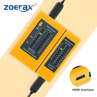 ZoeRax 2-in-1 Cable Tester, HDMI Digital Cable Tester, RJ45 Network Cable Tester, Ethernet Tester Checker LAN Cable Detector