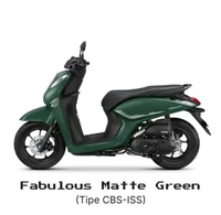 Honda New Genio CBS ISS Sepeda Motor [OTR JABODETABEK] Fabulous Matte Green Tangerang