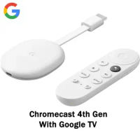 New Google Chromecast 4th With Google TV Ready Stock Android 10 HDR10 Netflix Certified Dolby Vision Atmos Up to 4K HDR 60 FPS