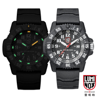 LUMINOX 雷明時 3800碳纖維超級海豹系列腕錶-黑x白時標/46mm