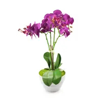 Bunga Artifisial Anggrek Phalaenopsis - Ungu