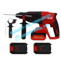3 function Rechargeable Rock Breaker Jack Hammer Drill Brushless Cordless Electric Rotary