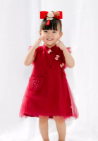 Pretty Girl Collection Mei Mei Cheongsam Dress With Slingbag