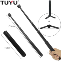 TUYU Telescopic Retractable Extension Rod Selfie Stick For Feiyu G6 SPG WG2 &amp; Old Version G5 Handheld 3-axis Stabilizer Parts