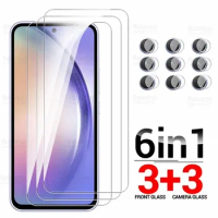 For Samsung Galaxy A54 5G Glass 6in1 Camera Tempered Glass Samsong A 54 54A SM-A546B 2023 Screen Protector Armor Protective Film